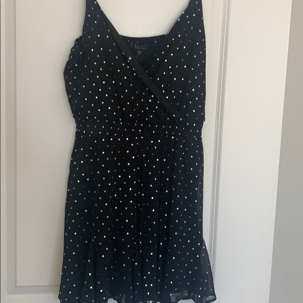 Moving make an offer! black dress w/ polka dots